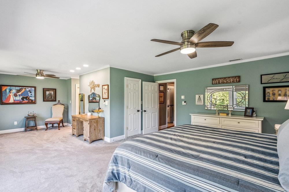 Bedroom, Interior, Recessed Lighting