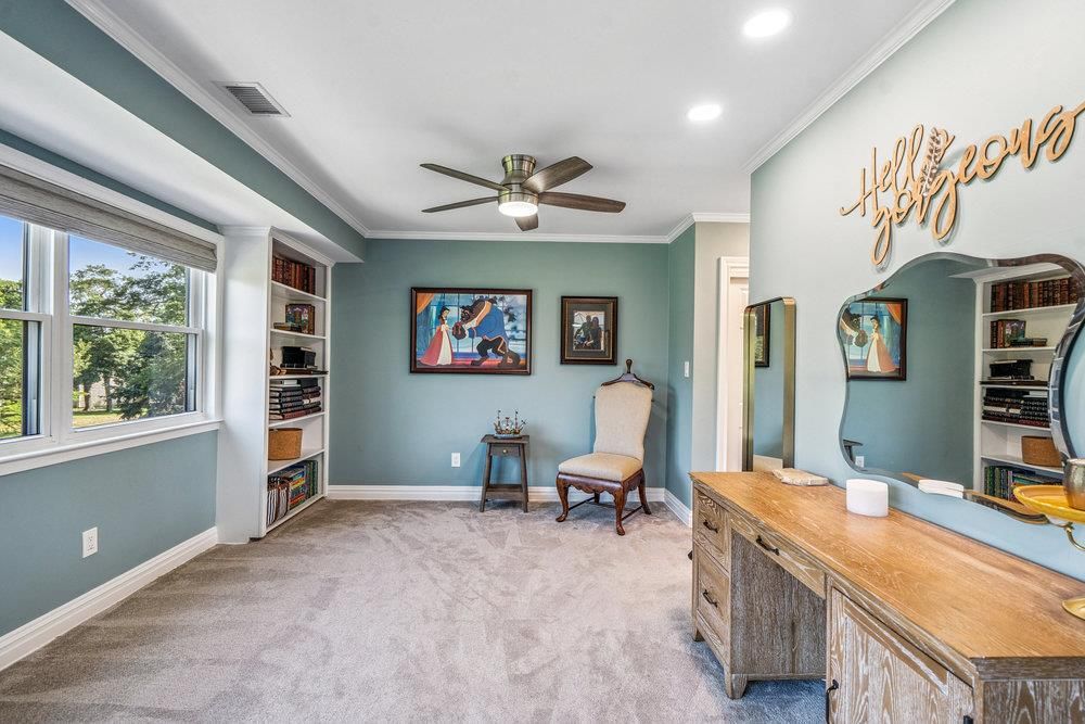 Home Office, Interior, Recessed Lighting