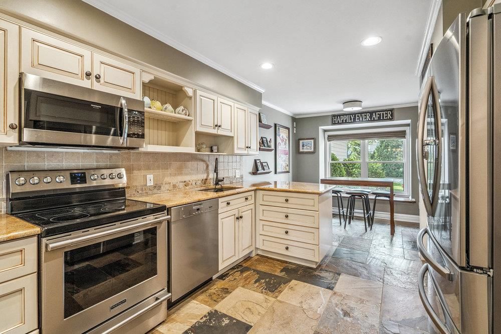 Interior, Kitchen, Recessed Lighting, Stainless Steel Appliances