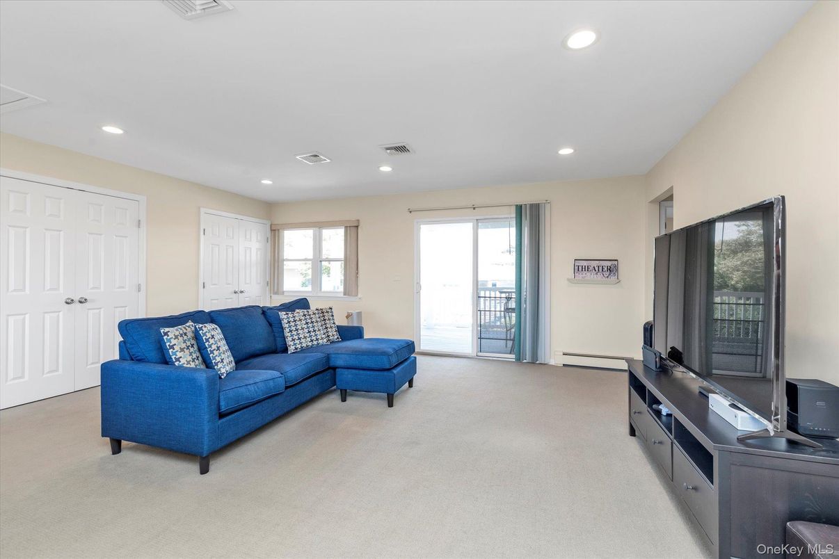 Interior, Living room, Recessed Lighting