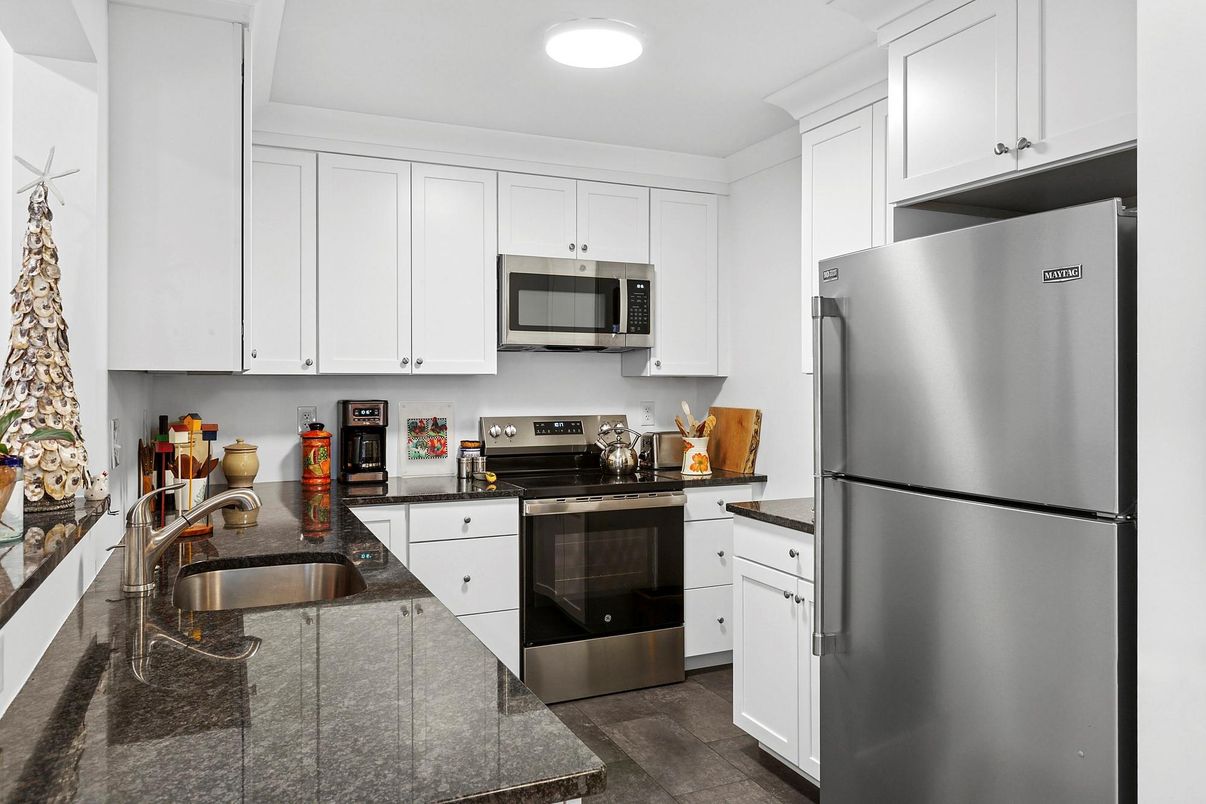 Interior, Kitchen, Recessed Lighting, Stainless Steel Appliances