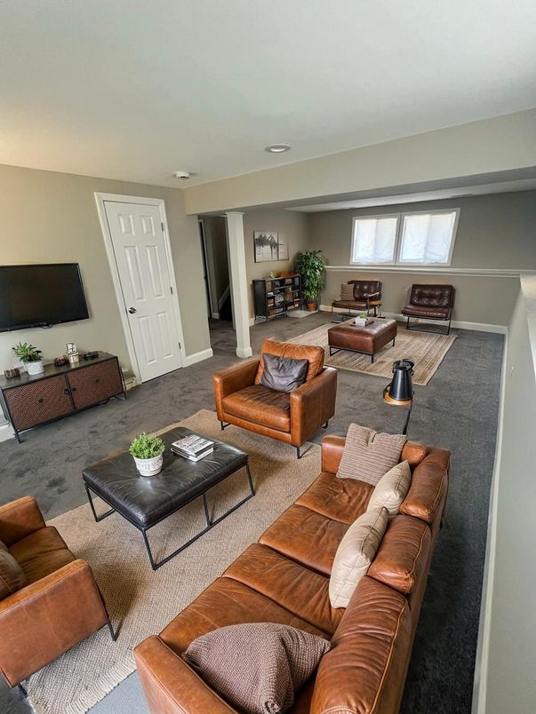 Interior, Living room, Recessed Lighting