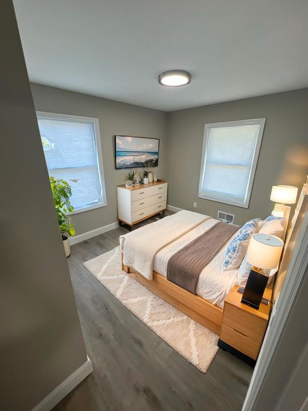 Bedroom, Interior, Wood Texture Flooring