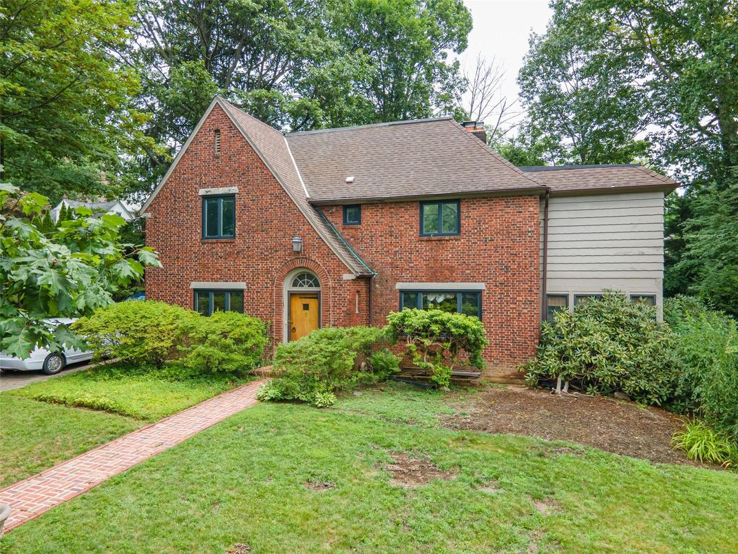 Exterior, Facade, Brick Facade, Tudor Revival