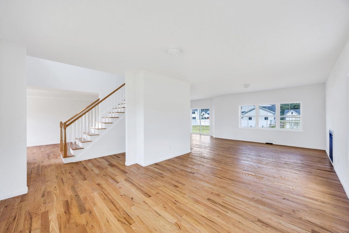 Empty room, Interior, Wood Texture Flooring