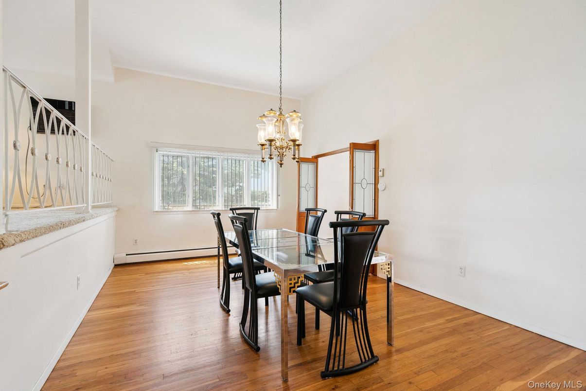 Chandelier, Dining room, Interior, Pendant Lights, Wood Texture Flooring