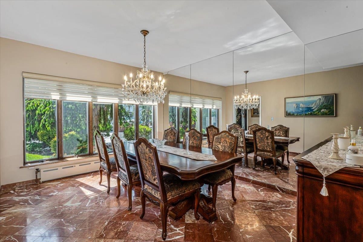 Chandelier, Dining room, Interior