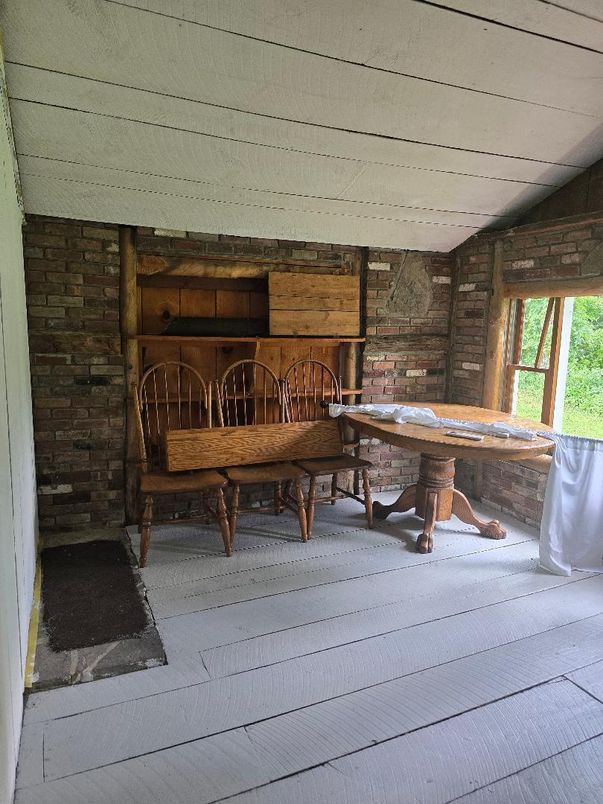 Interior, Stone Walls, Wooden Walls