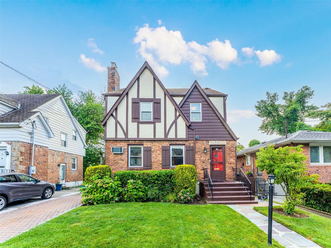 Exterior, Facade, Brick Facade, Tudor Revival