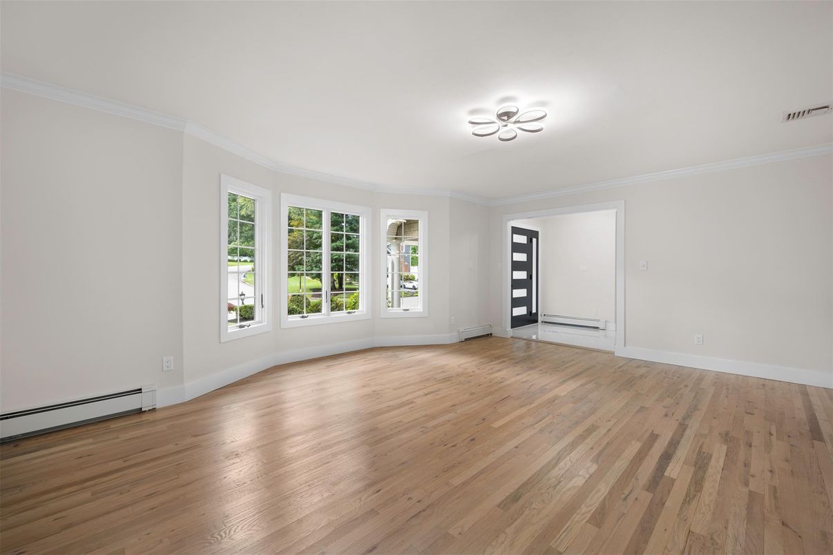Empty room, Interior, Wood Texture Flooring