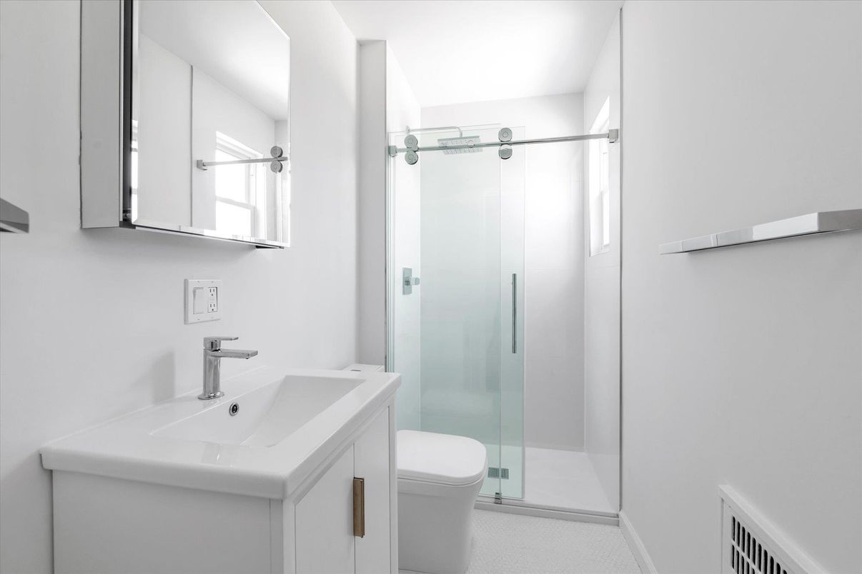 Bathroom, Glass Shower, Interior