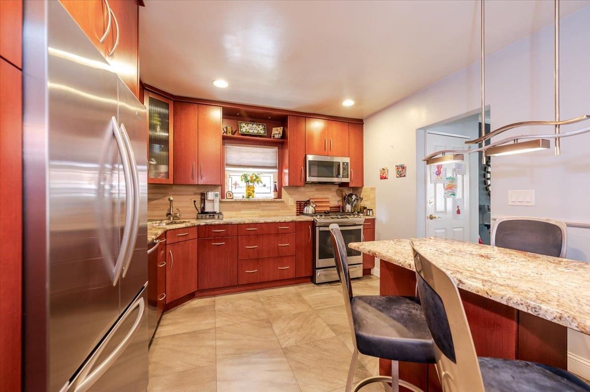 Interior, Kitchen, Recessed Lighting, Stainless Steel Appliances