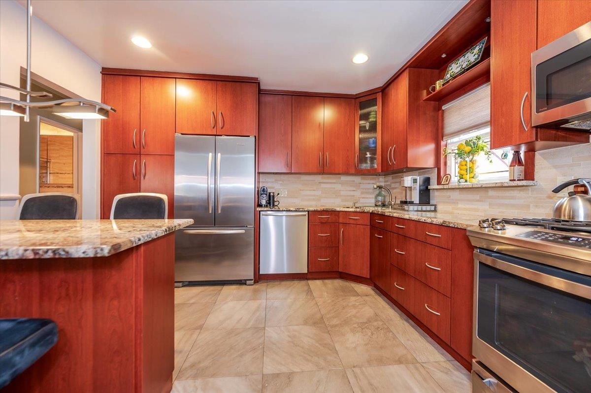 Interior, Kitchen, Recessed Lighting, Stainless Steel Appliances