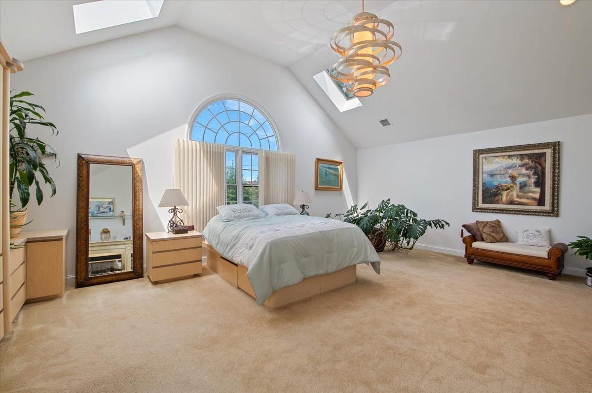 Bedroom, Interior, Pendant Lights