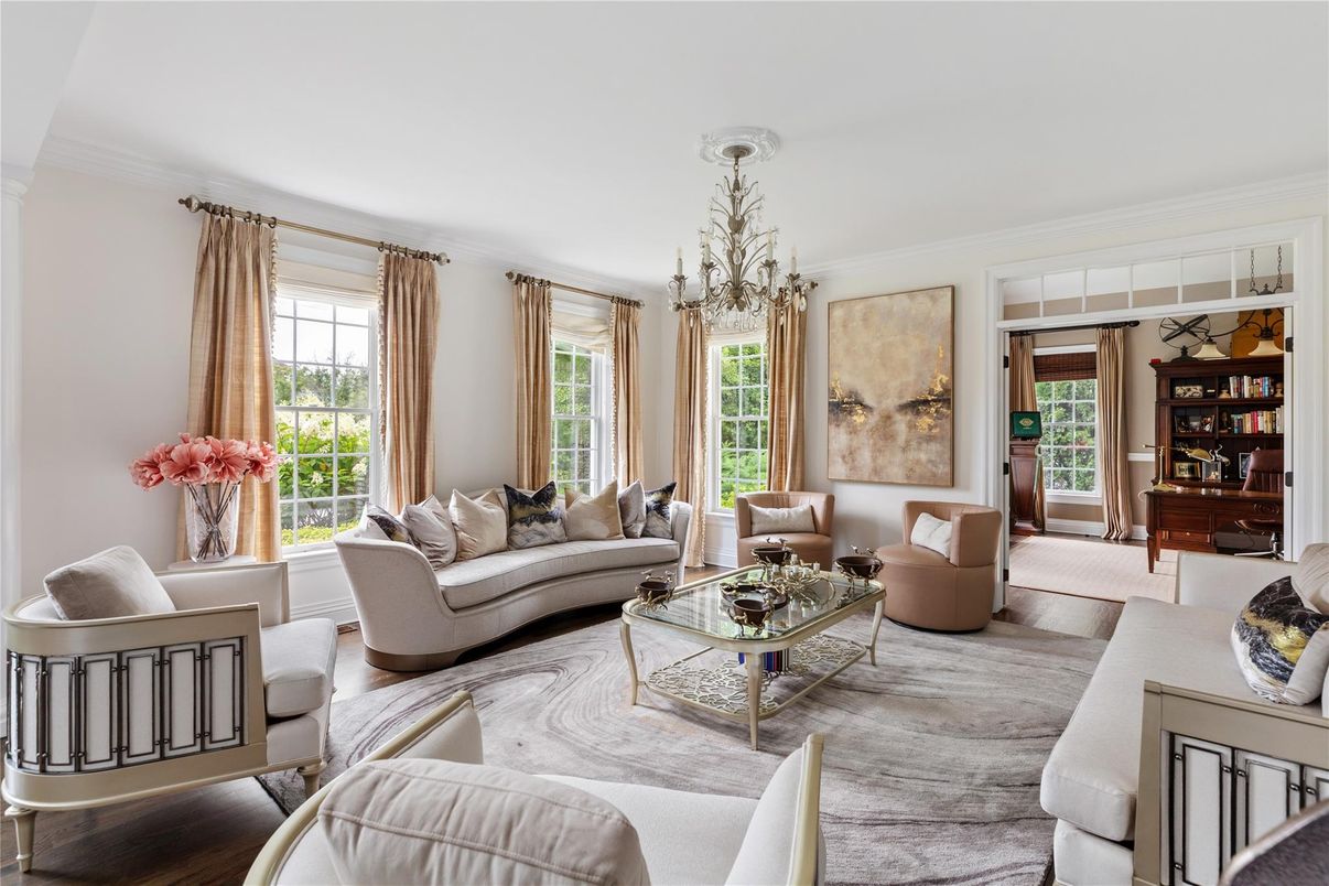 Chandelier, Interior, Living room, Wood Texture Flooring