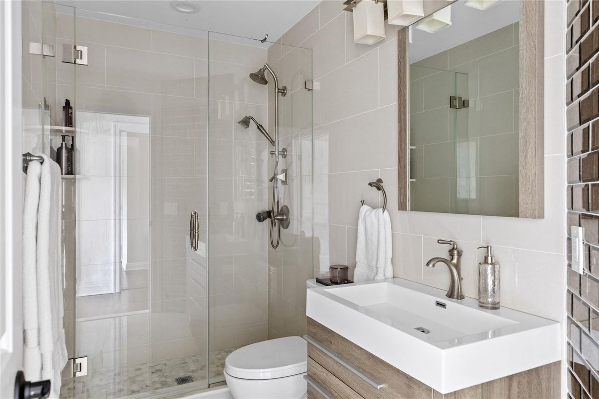 Bathroom, Glass Shower, Interior