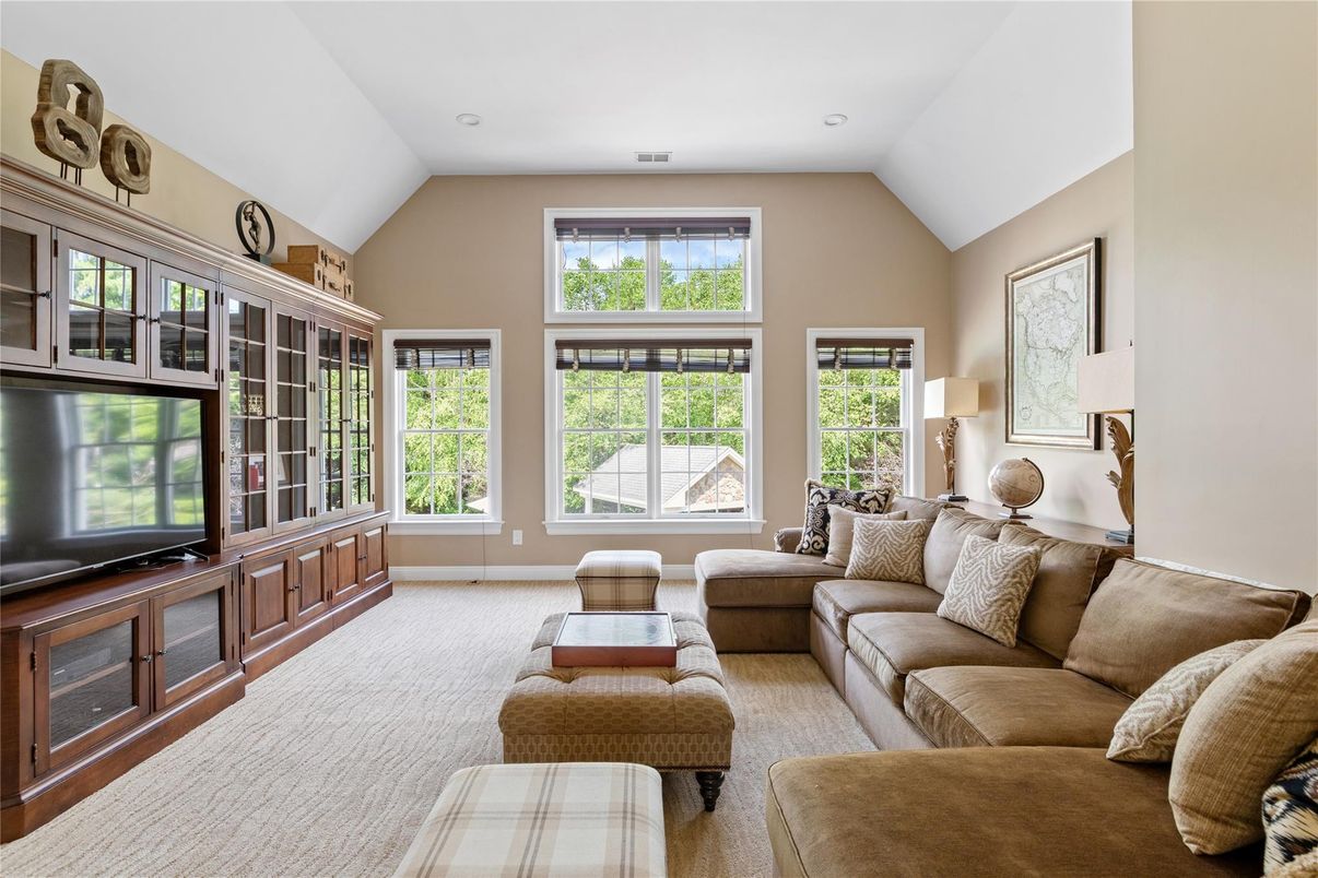 Interior, Living room, Recessed Lighting