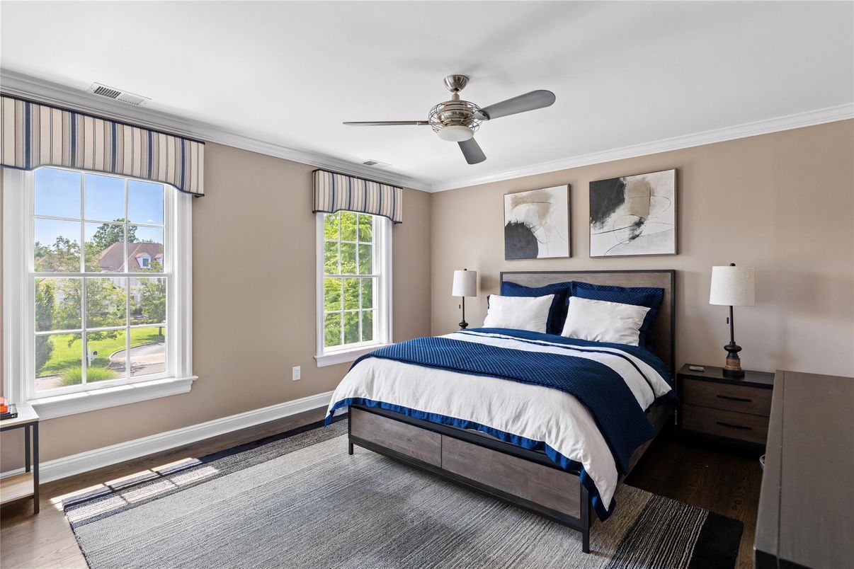 Bedroom, Interior, Wood Texture Flooring