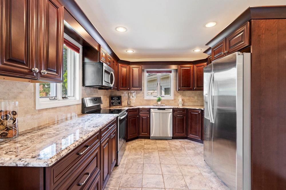 Interior, Kitchen, Recessed Lighting, Stainless Steel Appliances