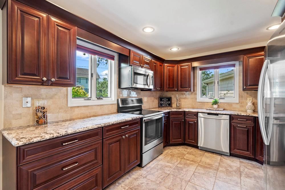 Interior, Kitchen, Recessed Lighting, Stainless Steel Appliances