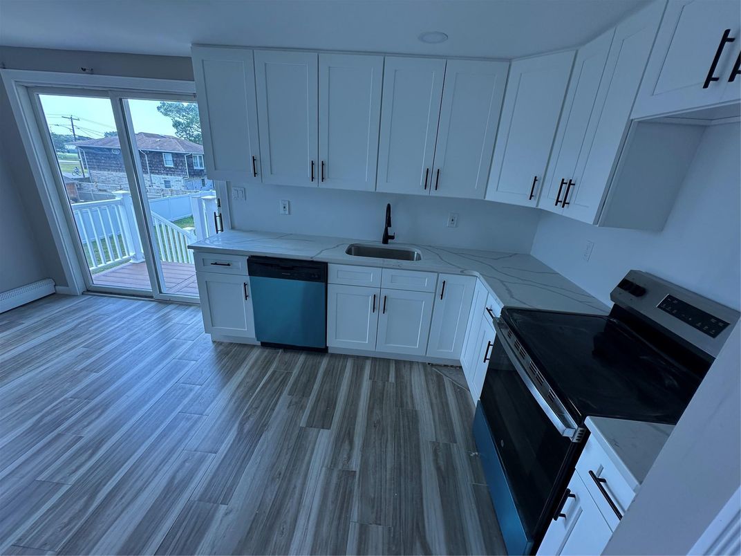 Interior, Kitchen, Wood Texture Flooring