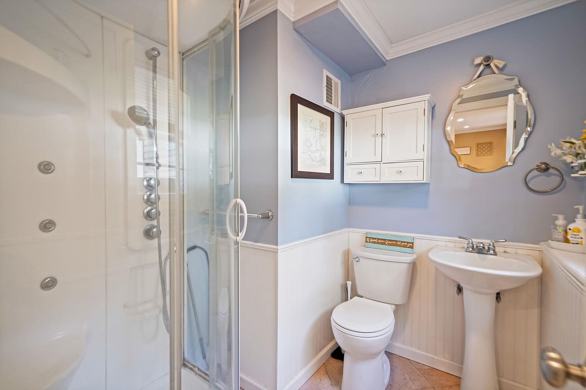 Bathroom, Glass Shower, Interior