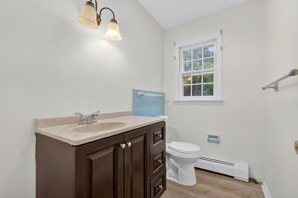 Bathroom, Interior, Wood Texture Flooring