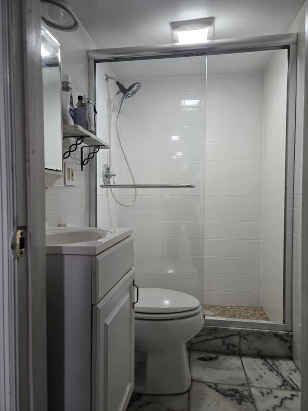 Bathroom, Glass Shower, Interior