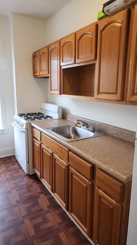 Interior, Kitchen, Wood Texture Flooring