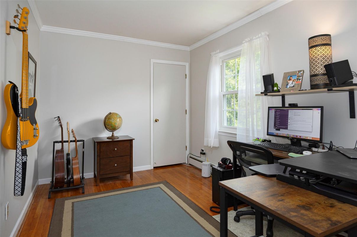 Home Office, Interior, Wood Texture Flooring