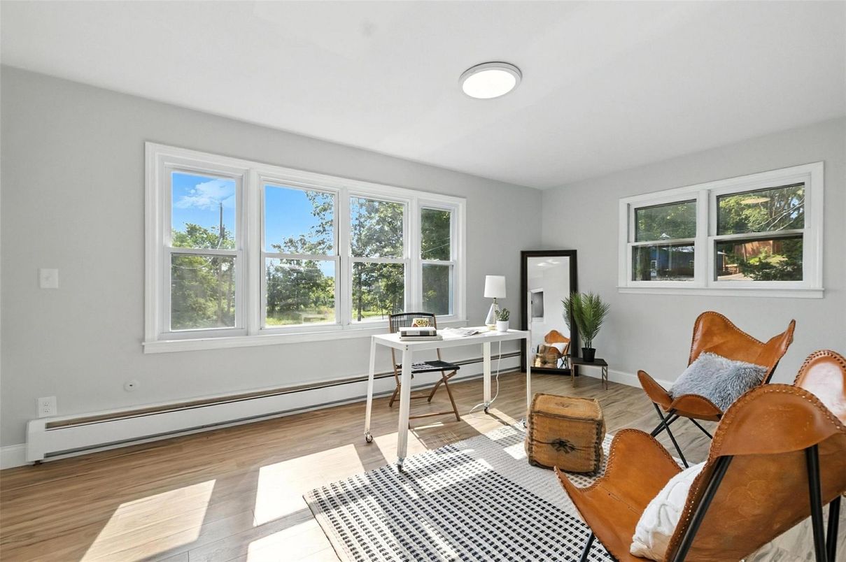 Home Office, Interior, Wood Texture Flooring
