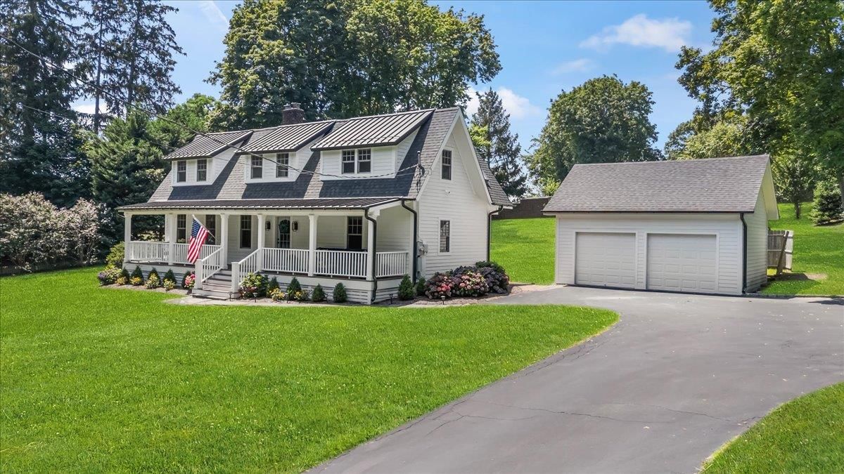 Attached, Backyard, Exterior, Facade, Cape Cod