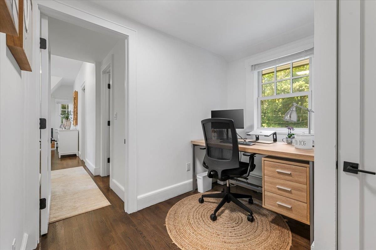 Home Office, Interior, Wood Texture Flooring