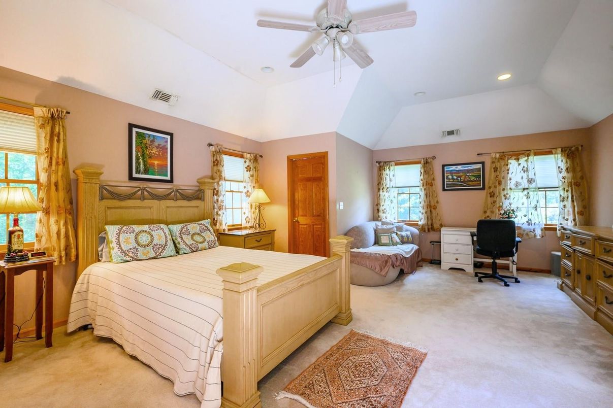 Bedroom, Home Office, Interior, Recessed Lighting