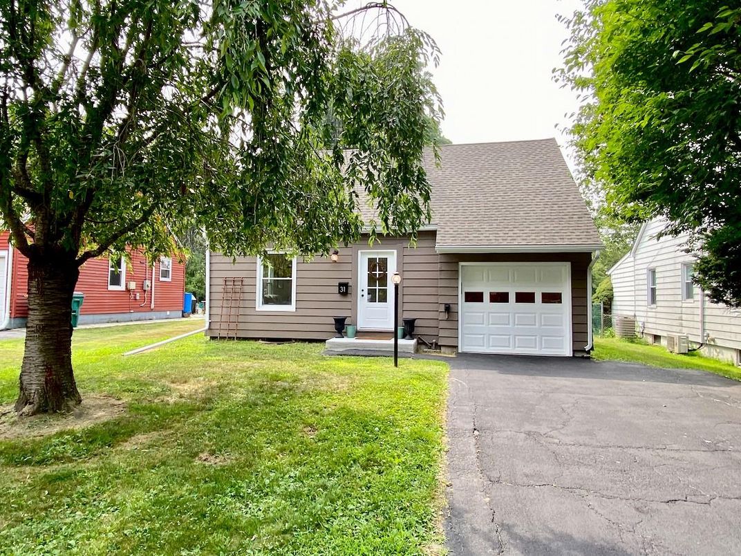 Attached, Backyard, Exterior, Facade, Cape Cod