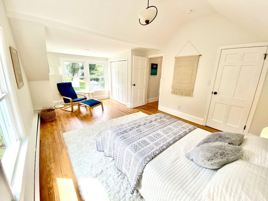 Bedroom, Interior, Wood Texture Flooring
