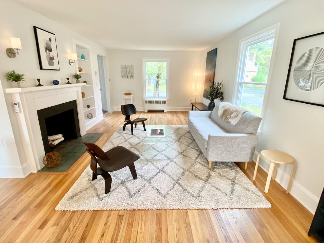 Fireplace, Interior, Living room, Wood Texture Flooring