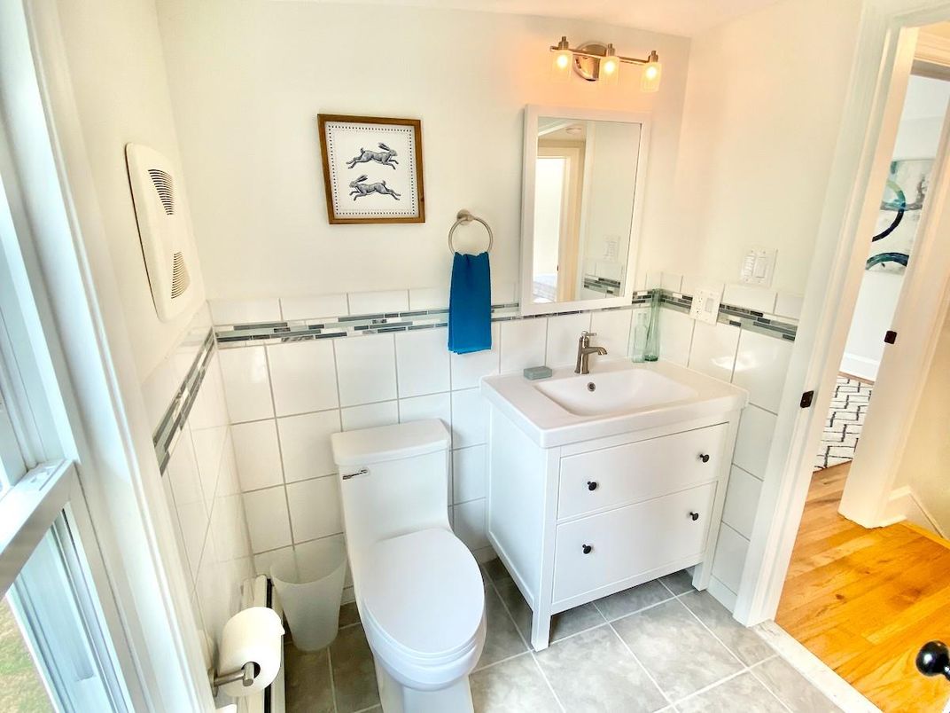 Bathroom, Interior, Wood Texture Flooring
