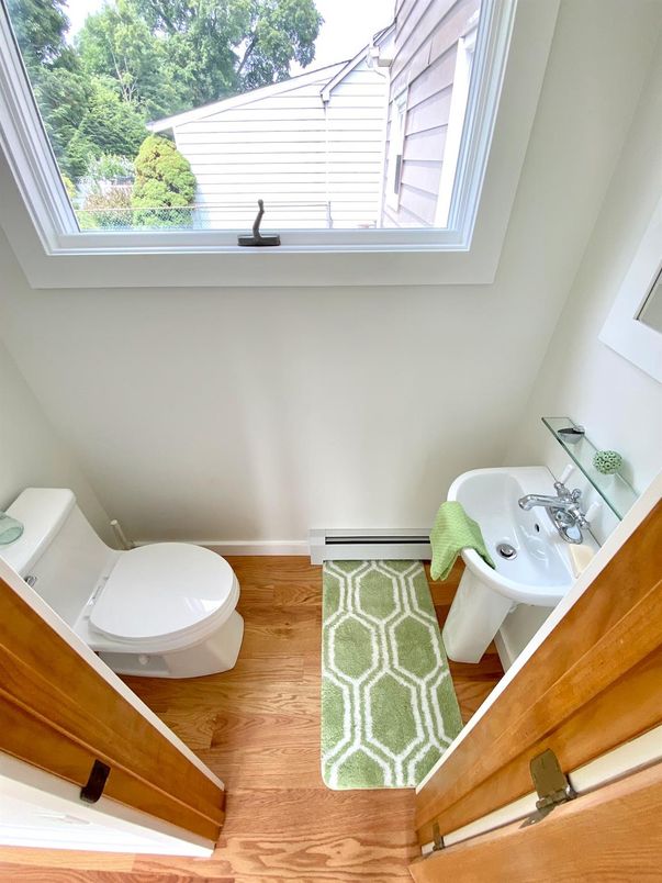 Bathroom, Interior, Wood Texture Flooring