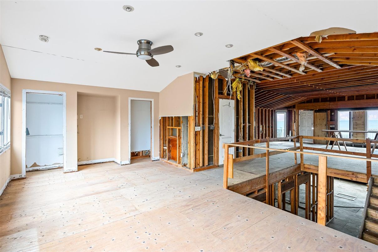 Interior, Recessed Lighting, Wooden Beams