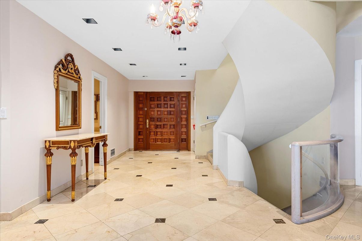 Chandelier, Interior, Recessed Lighting