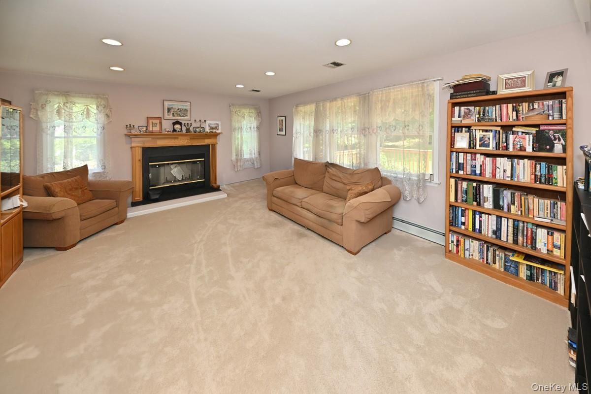 Fireplace, Interior, Living room, Recessed Lighting