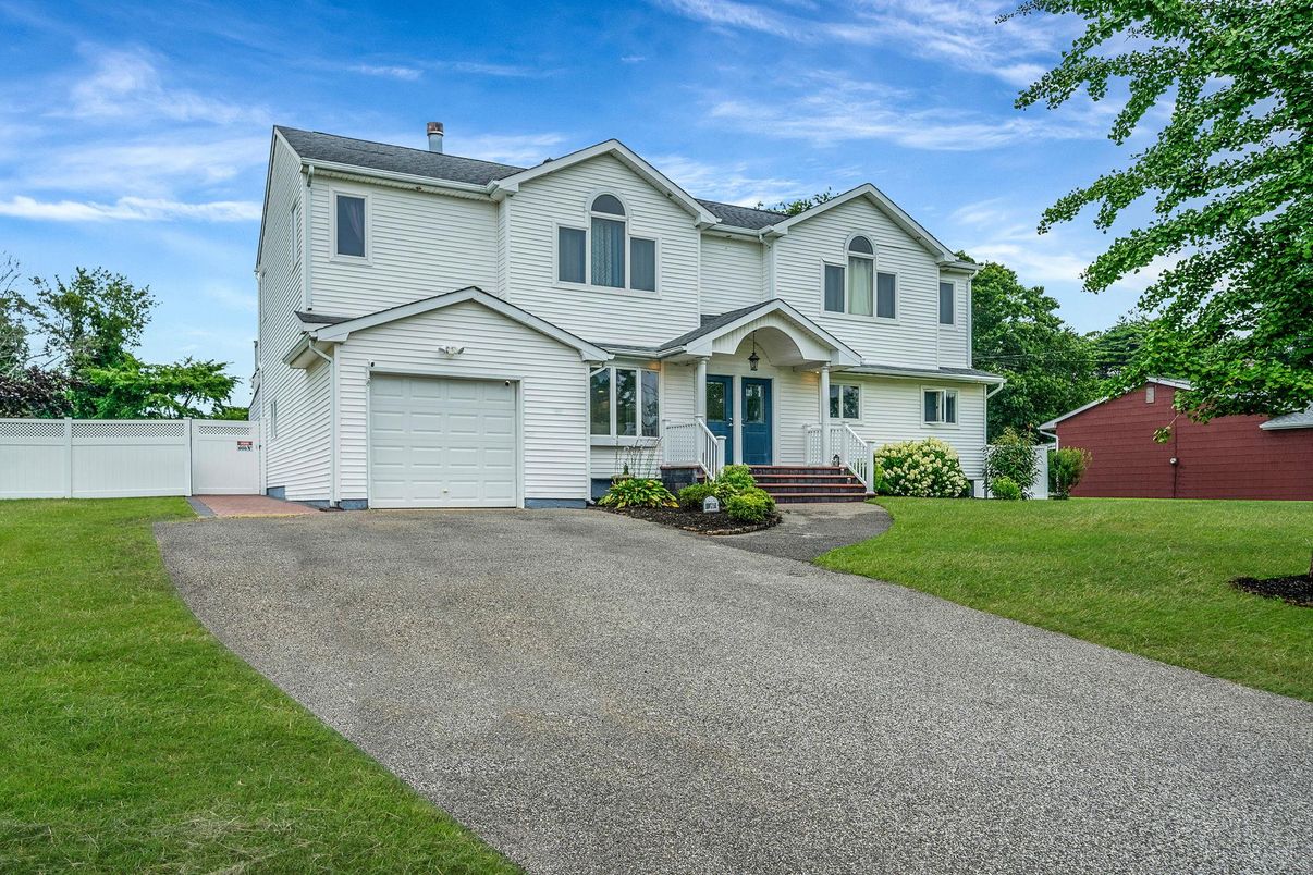 Attached, Backyard, Exterior, Facade, Farmhouse