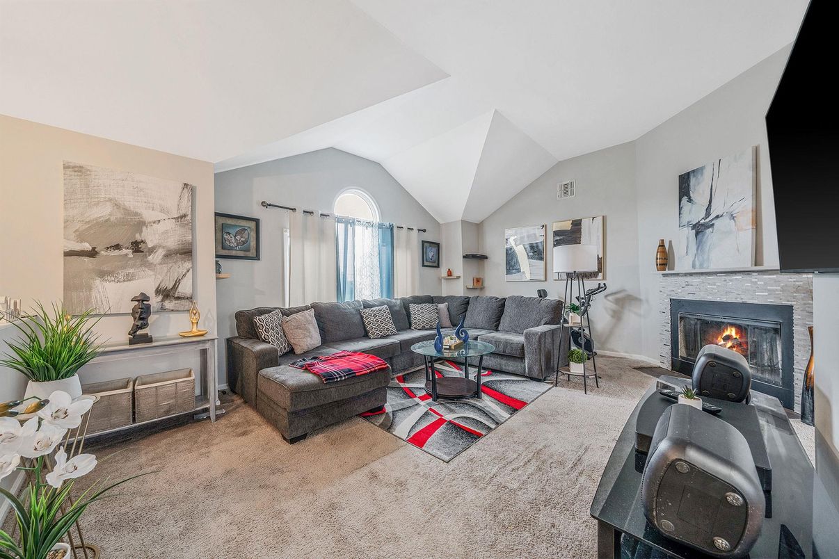 Fireplace, Interior, Living room