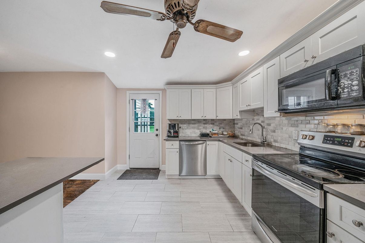 Interior, Kitchen, Recessed Lighting, Stainless Steel Appliances