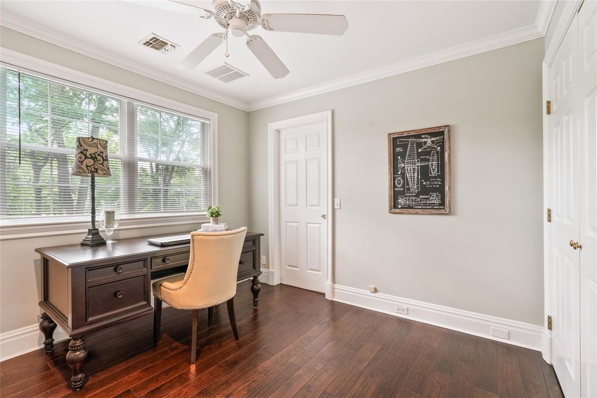Home Office, Interior, Wood Texture Flooring
