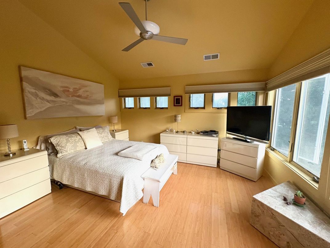Bedroom, Interior, Wood Texture Flooring