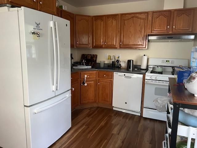 Interior, Kitchen, Wood Texture Flooring