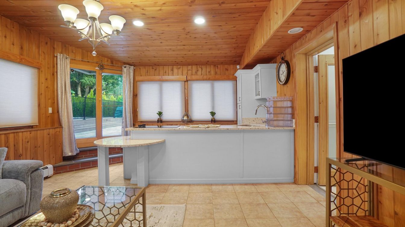 Chandelier, Interior, Recessed Lighting, Wooden Beams, Wooden Ceilings, Wooden Walls
