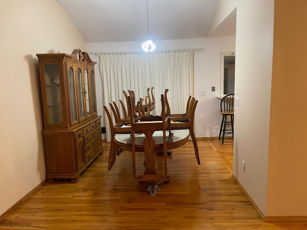 Dining room, Interior, Wood Texture Flooring